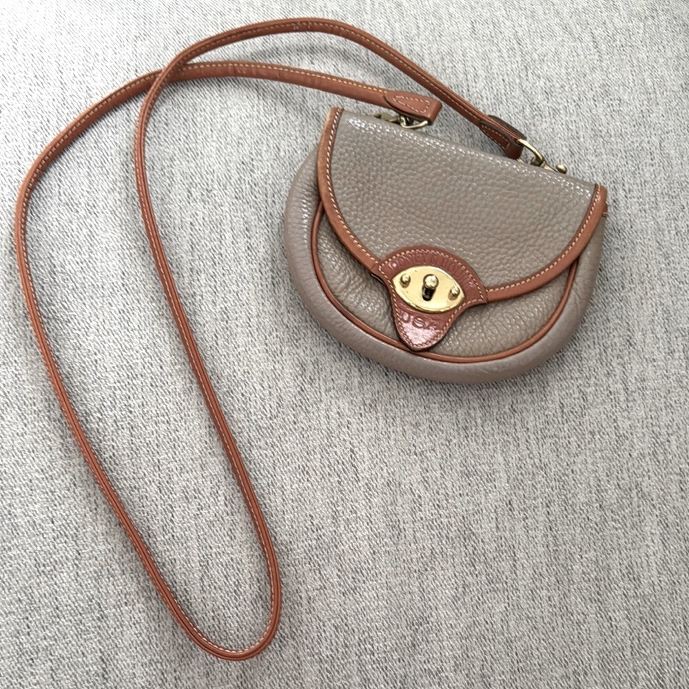 Dooney & Bourke Calvary belt mini bag all weather leather (AWL) vintage